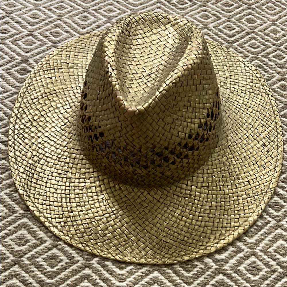 Sfera golden straw hat